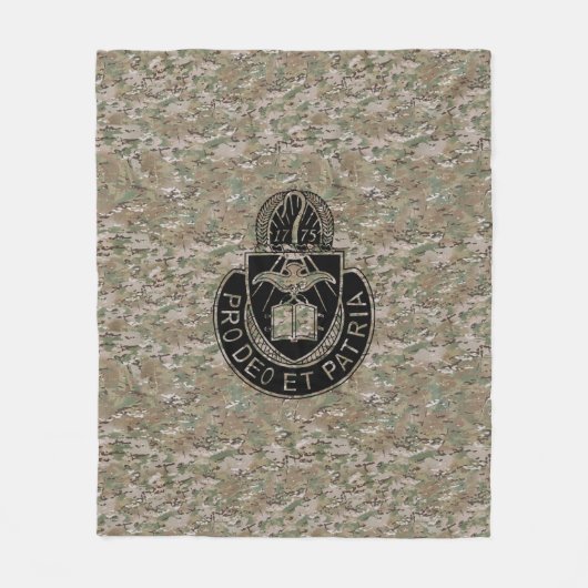 Leger Chaplain Corp OCP Fleece Blanket Deken (Voorkant)