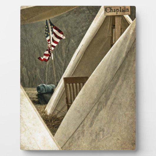 Leger Chaplain Fotoplaat (Voorkant)