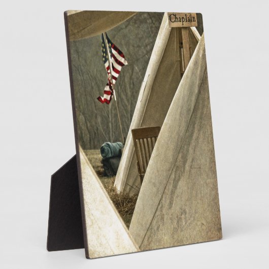 Leger Chaplain Fotoplaat (Zijkant)