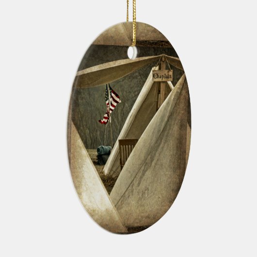 Leger Chaplain Keramisch Ornament (Rechts)
