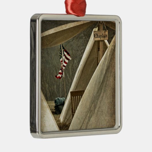 Leger Chaplain Metalen Ornament (Rechts)