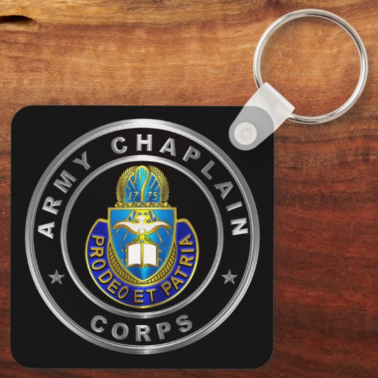Leger Chaplain Sleutelhanger (Achterkant)