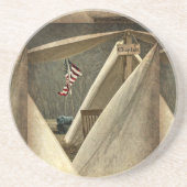 Leger Chaplain Zandsteen Onderzetter (Voorkant)