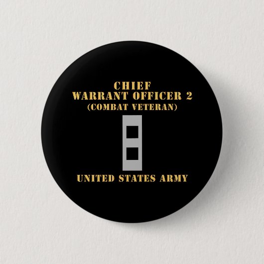 Leger - Chief Warrant Officer 2 - CW02 - Flat - Co Ronde Button 5,7 Cm (Voorkant)