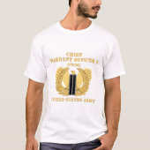 Leger - Chief Warrant Officer - CW06 - Flat - Eagl T-shirt (Voorkant)
