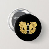 Leger - Chief Warrant Officer - W03 - Flat - Eagle Ronde Button 5,7 Cm (Voorkant /achterkant)