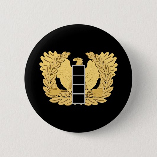 Leger - Chief Warrant Officer - W04 - Flat - Eagle Ronde Button 5,7 Cm (Voorkant)
