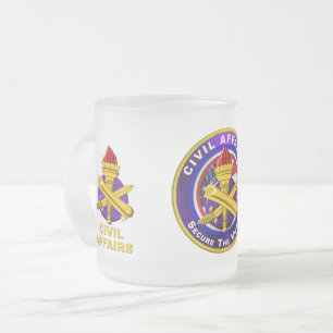 Leger Civiele Zaken Matglas Koffiemok