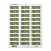 Leger Cmd sergeant majoor Camo Etiket (Full Sheet)