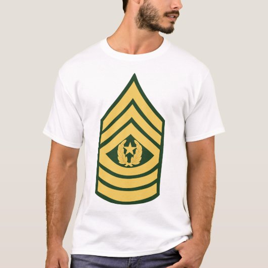 Leger - Commando Sgt Major E-9 (CSM) T-shirt (Voorkant)
