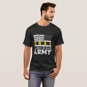 Leger Dierenartsen Ouders Kinderen Army Brat van d T-shirt (Voorkant volledig)