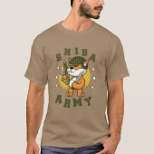 Leger Dog Shiba Inu T-shirt (Voorkant)