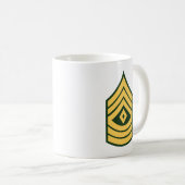 Leger - Eerste sergeant E-8 (1SG) Koffiemok (Voorkant rechts)