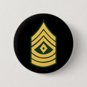Leger - Eerste sergeant E-8 (1SG) Ronde Button 5,7 Cm (Voorkant)