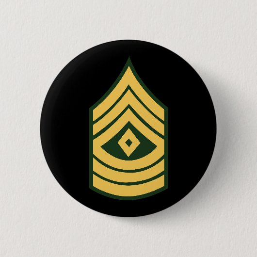 Leger - Eerste sergeant E-8 (1SG) Ronde Button 5,7 Cm (Voorkant)