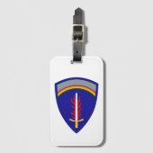 Leger Europa USAREUR Bagagelabel (Voorkant (verticaal))