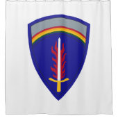 Leger Europa USAREUR Douchegordijn (Voorkant)