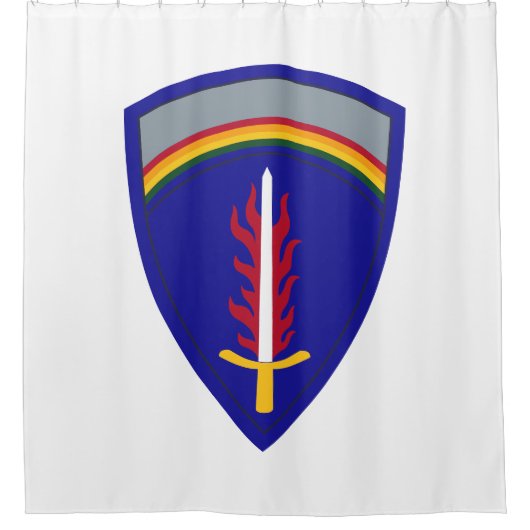 Leger Europa USAREUR Douchegordijn (Voorkant)