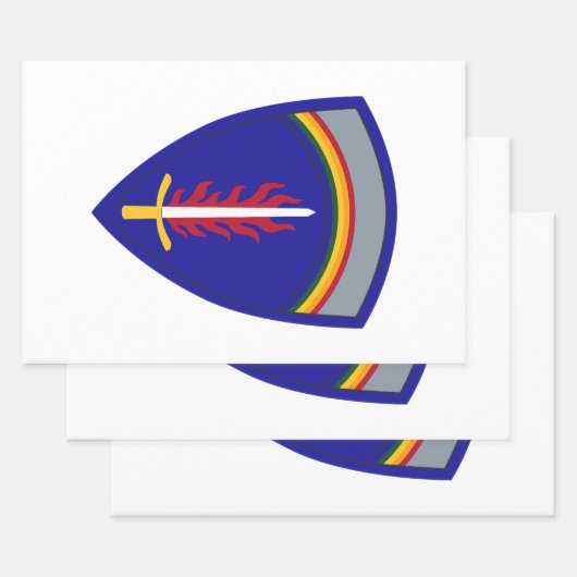 Leger Europa USAREUR Inpakpapier Vel (Set)