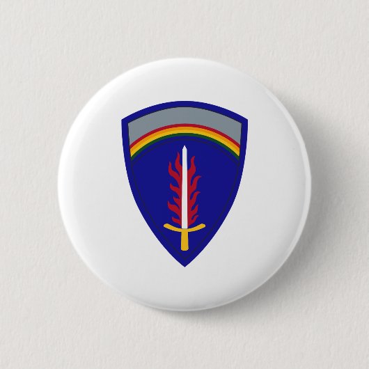 Leger Europa USAREUR Ronde Button 5,7 Cm (Voorkant)
