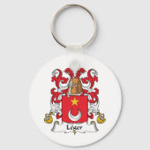 Leger Family Crest Sleutelhanger (Voorkant)