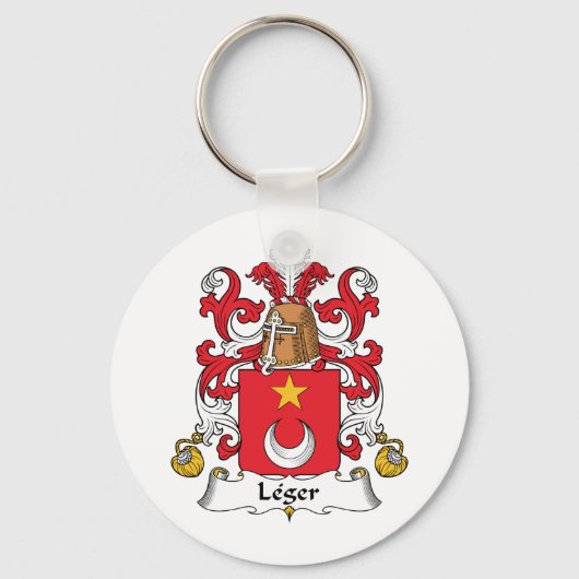 Leger Family Crest Sleutelhanger (Voorkant)