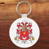Leger Family Crest Sleutelhanger (Voorkant)