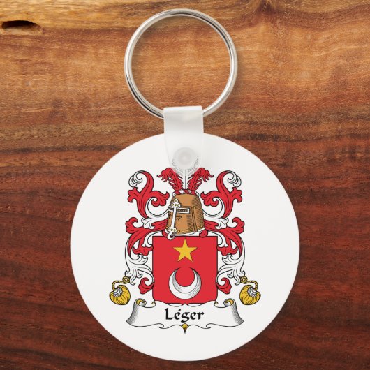 Leger Family Crest Sleutelhanger (Voorkant)