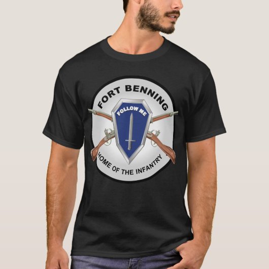 Leger - Fort Benning, GA - Huis van de infanterie T-shirt (Voorkant)