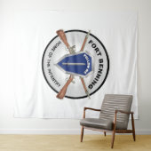 Leger - Fort Benning, GA - Huis van de infanterie Wandkleed (In Situ (horizontaal))