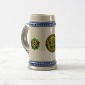 Leger-generaal dienstpaspoort bierpul (Voorkant links)