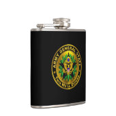 Leger-generaal dienstpaspoort heupfles (Rechts)