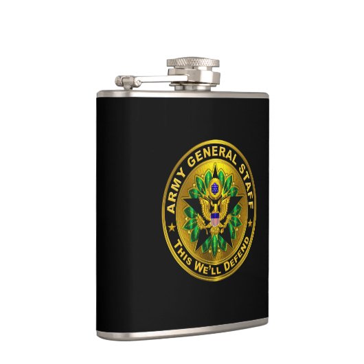 Leger-generaal dienstpaspoort heupfles (Rechts)