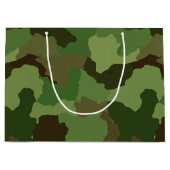 Leger Groen Camouflage Groot Cadeauzakje (Voorkant)