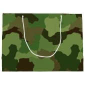 Leger Groen Camouflage Groot Cadeauzakje (Achterkant)