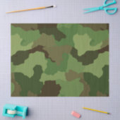 Leger Groen Camouflage Tissuepapier (Craft)
