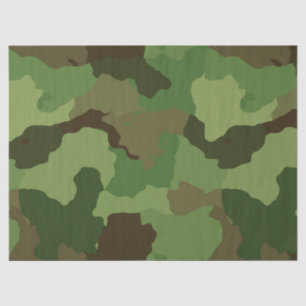 Leger Groen Camouflage Tissuepapier