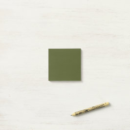 Leger Groen Eenvoudig 3" x 3" Post-it® Notes