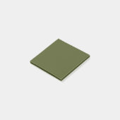 Leger Groen Eenvoudig 3" x 3" Post-it® Notes (Schuin)