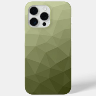 Leger groen licht verloop geometrisch mesh patroon iPhone 15 pro max hoesje