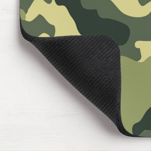 Leger Groene Camo Mousepad Muismat (Hoek)