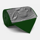 Leger Groene Militaire Saluut Militaire Eer Leger  Stropdas (Opgerold)