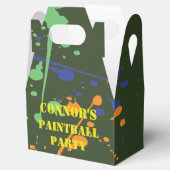 Leger Groene Paintball Party Bedankdoosjes (Geopend)