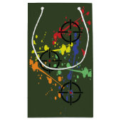 Leger Groene Paintball Party Klein Cadeauzakje (Achterkant)