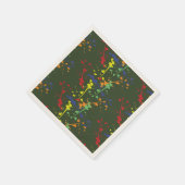 Leger Groene Paintball Party Splatter Servet (Hoek)