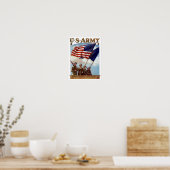 Leger — hoeder van de kleuren poster (Keuken)