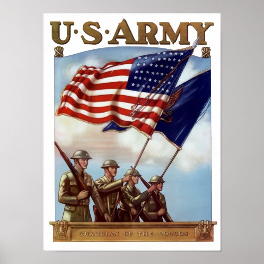 Leger — hoeder van de kleuren poster (Voorkant)