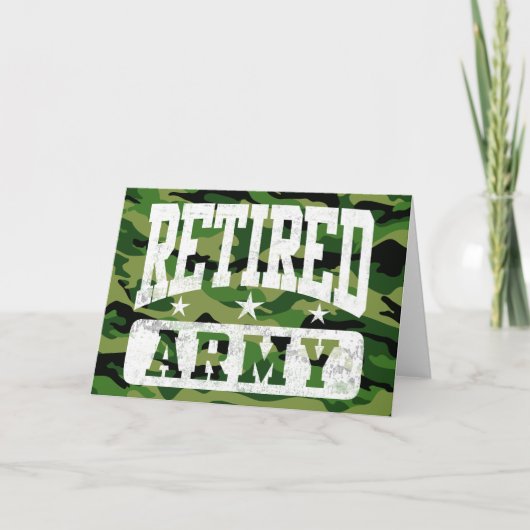 Leger in ruste kaart (Voorkant)