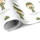 Leger inpakpapier - Soldier Gift Wrap (Rol Hoek)