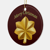 Leger kerst-kerstversiering keramisch ornament (Links)